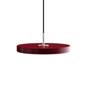 Umage - Asteria pendel m/ ståltop - mini - Ruby red (Ø31 cm)